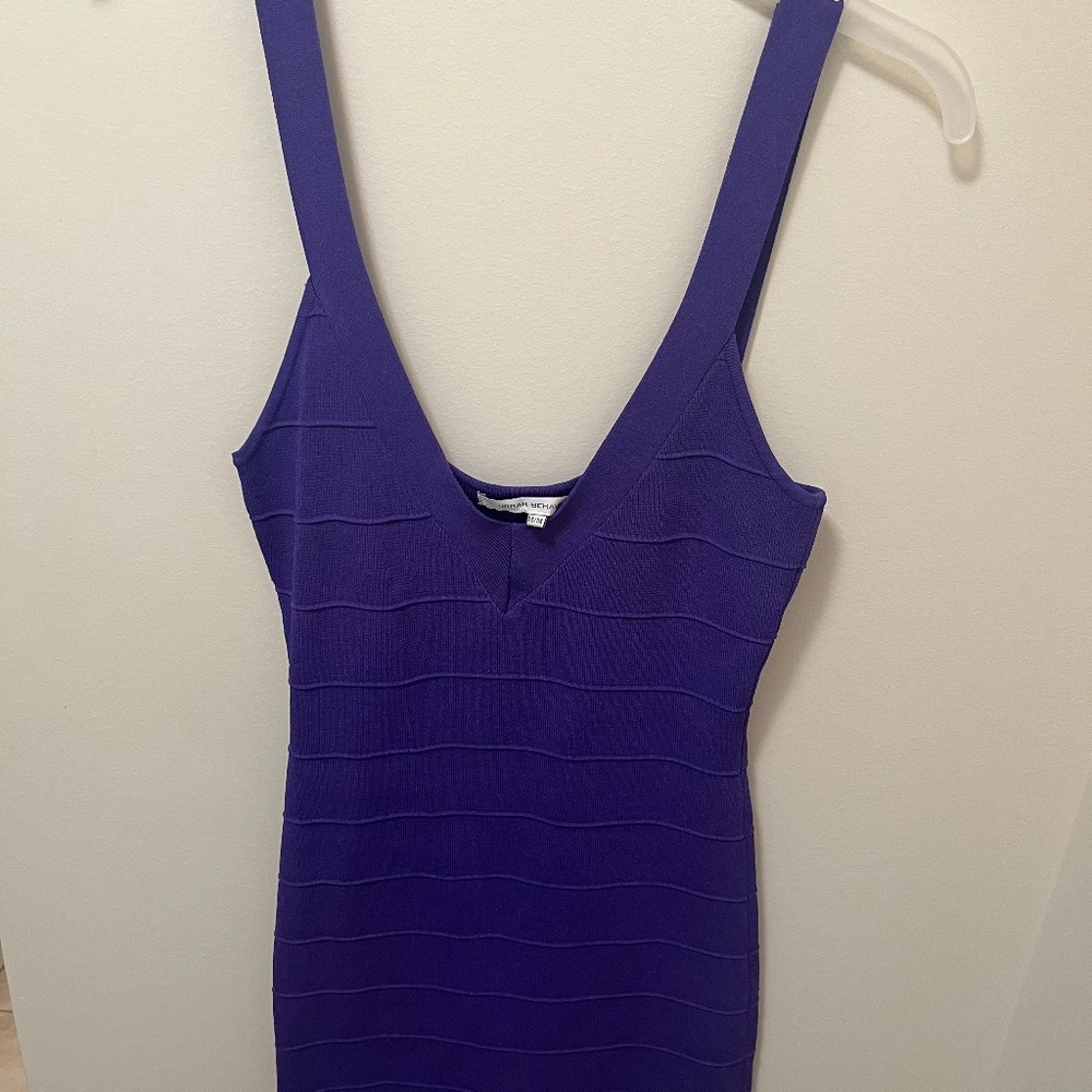 Purple Banded Dress
